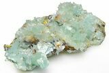 Blue-Green Hemimorphite Aggregations - Wenshan Mine, China #216354-1